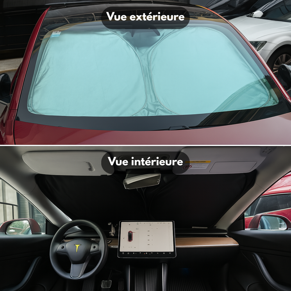 Pare-Soleil Avant Personnalisé UVX 16 PRO – Jusqu’à -30 °C dans l’habitacle