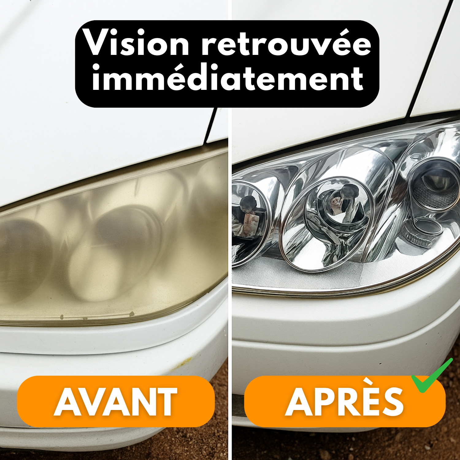 Rénovateur Optique Voiture - Anti-Oxydation Nouvelle Génération | 20ML / 100ML / 300ML