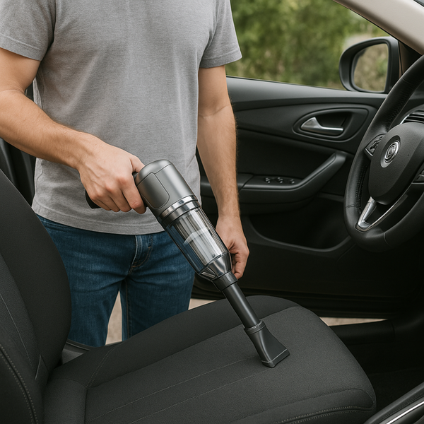 Romon Aspirateur à Main Sans Fil 4 En 1 16000Pa - Aspirateur Voiture Portable Souffleur Gonfleur
