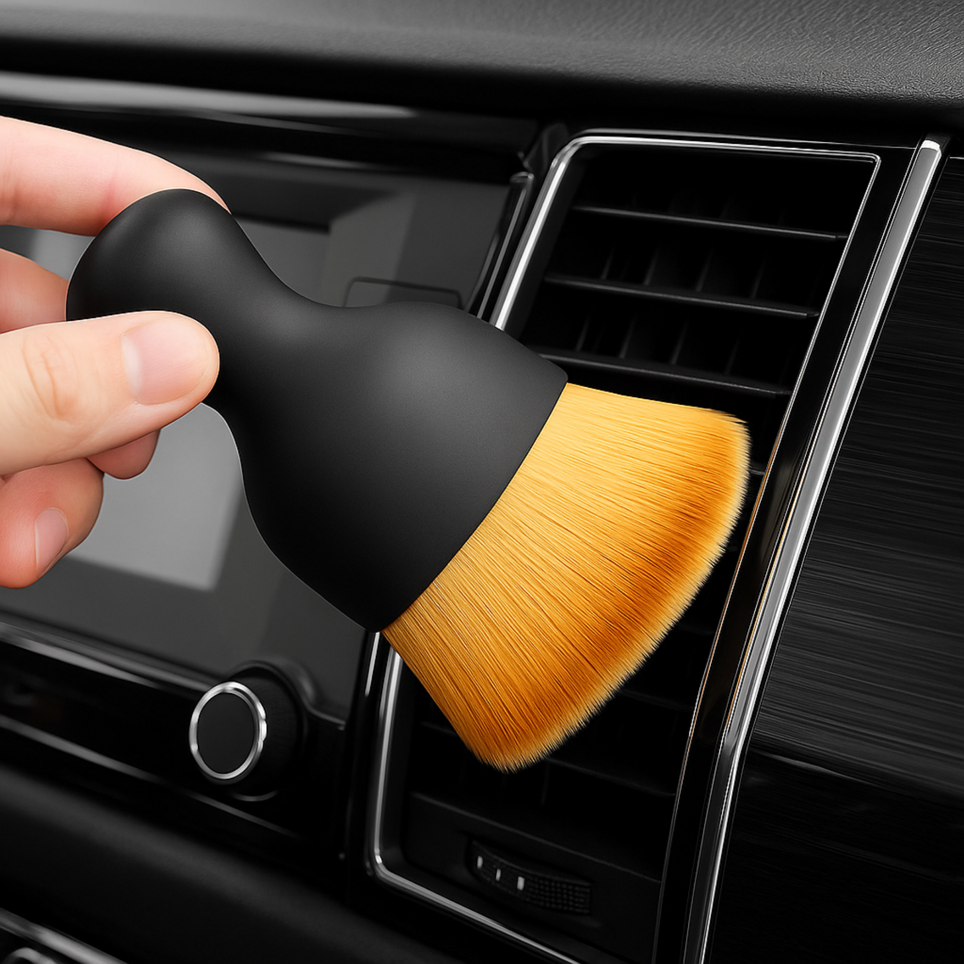 Brosse de Nettoyage de Précision Voiture – Compacte & Douce