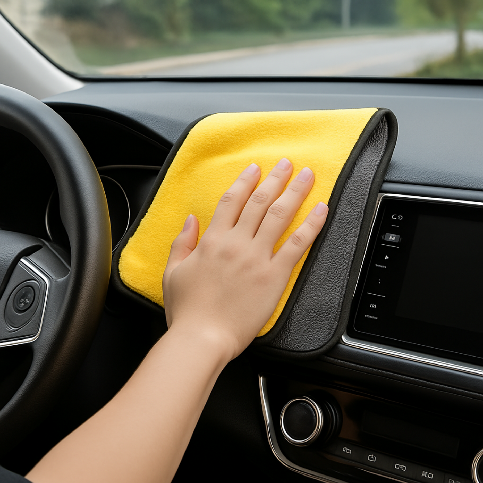 Chiffon Microfibre Voiture 30x60 cm – Super Absorbant, Doux et Épais pour Lavage, Séchage et Entretien Auto