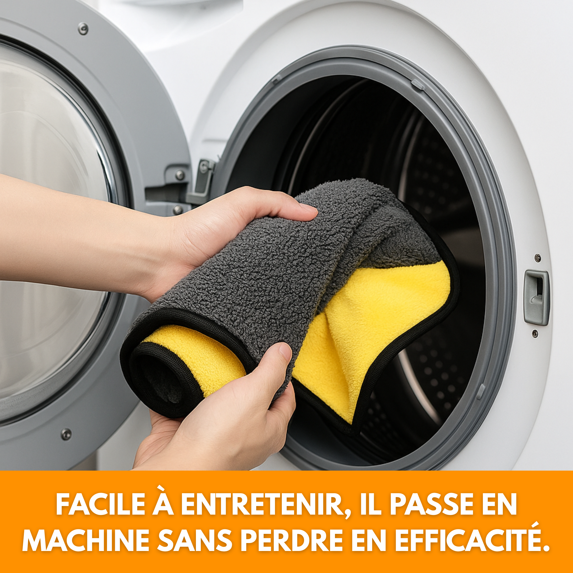 Chiffon Microfibre Voiture 30x60 cm – Super Absorbant, Doux et Épais pour Lavage, Séchage et Entretien Auto