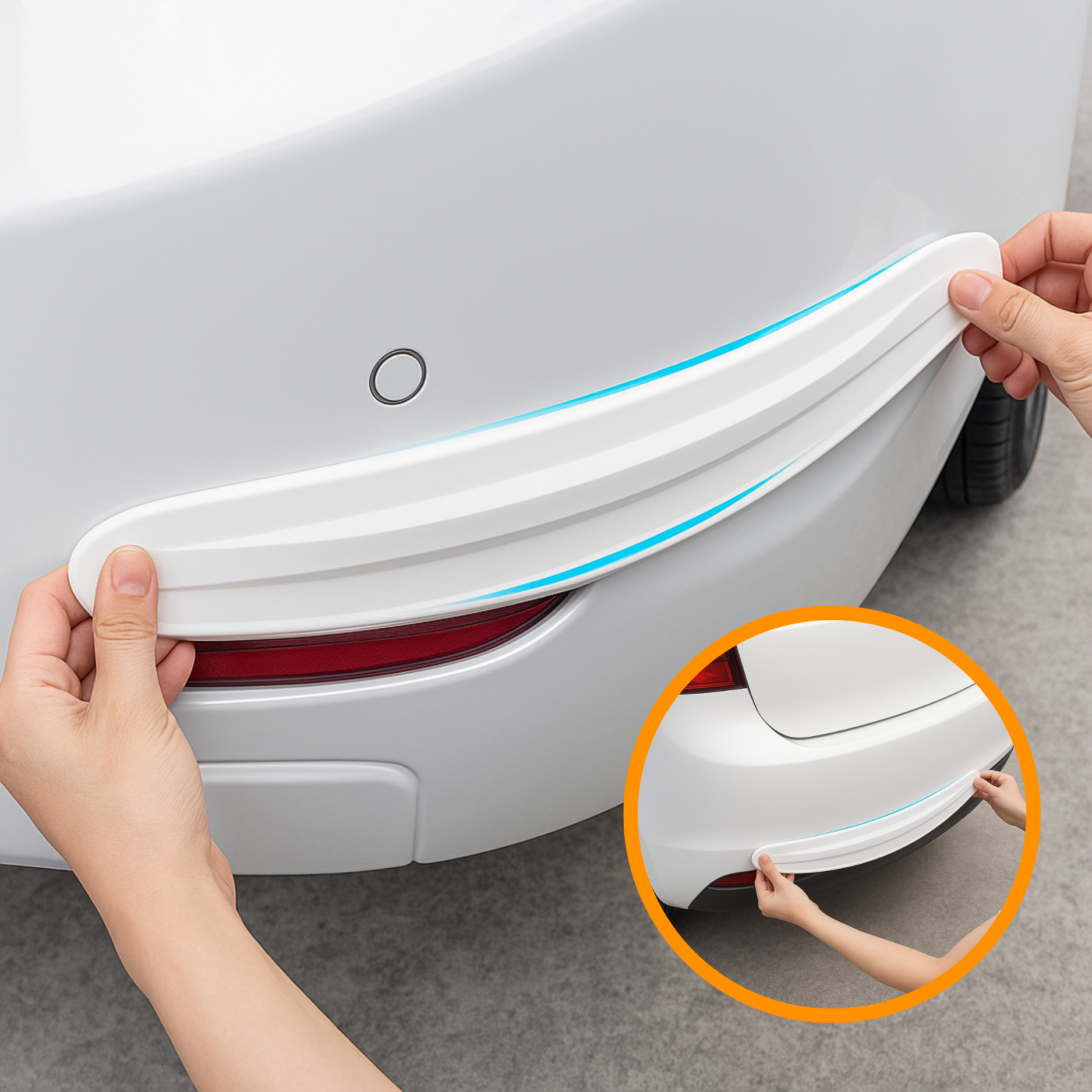 Sticker Protection Pare-Choc Voiture – Anti-Rayures Avant/Arrière – Facile à Installer