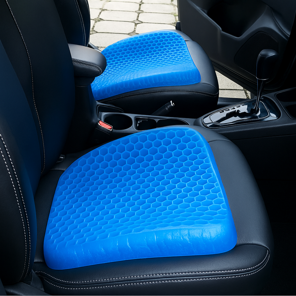Coussin confort voiture nid d’abeille