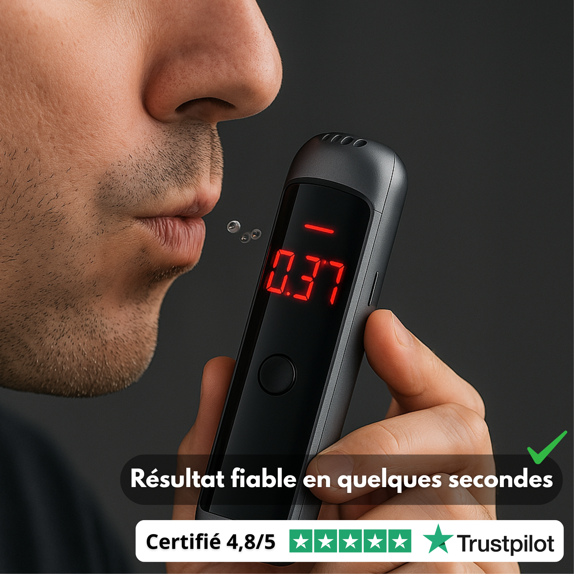 Éthylotest Électronique Portable – Test Alcoolémie Précis LED