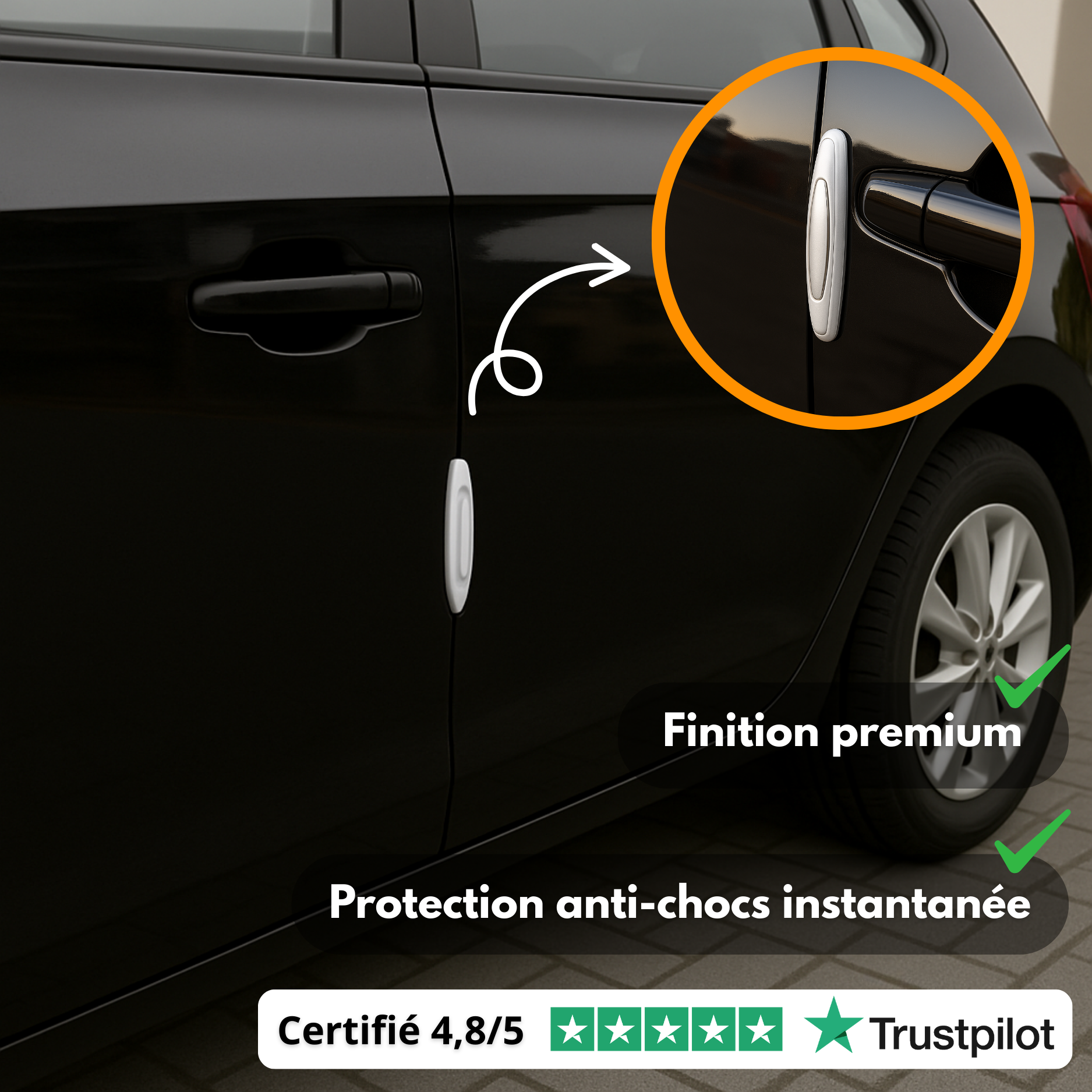 Protection Portière Voiture Anti-Chocs & Rayures - Compatibilité Universelle