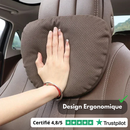 Oreiller de Cou Ergonomique Voiture – Universel & Réglable
