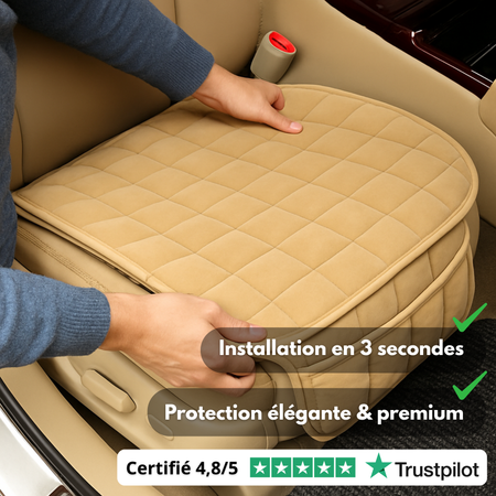 Coussin de Siège Voiture Confortable – Housse Matelassée Antidérapante