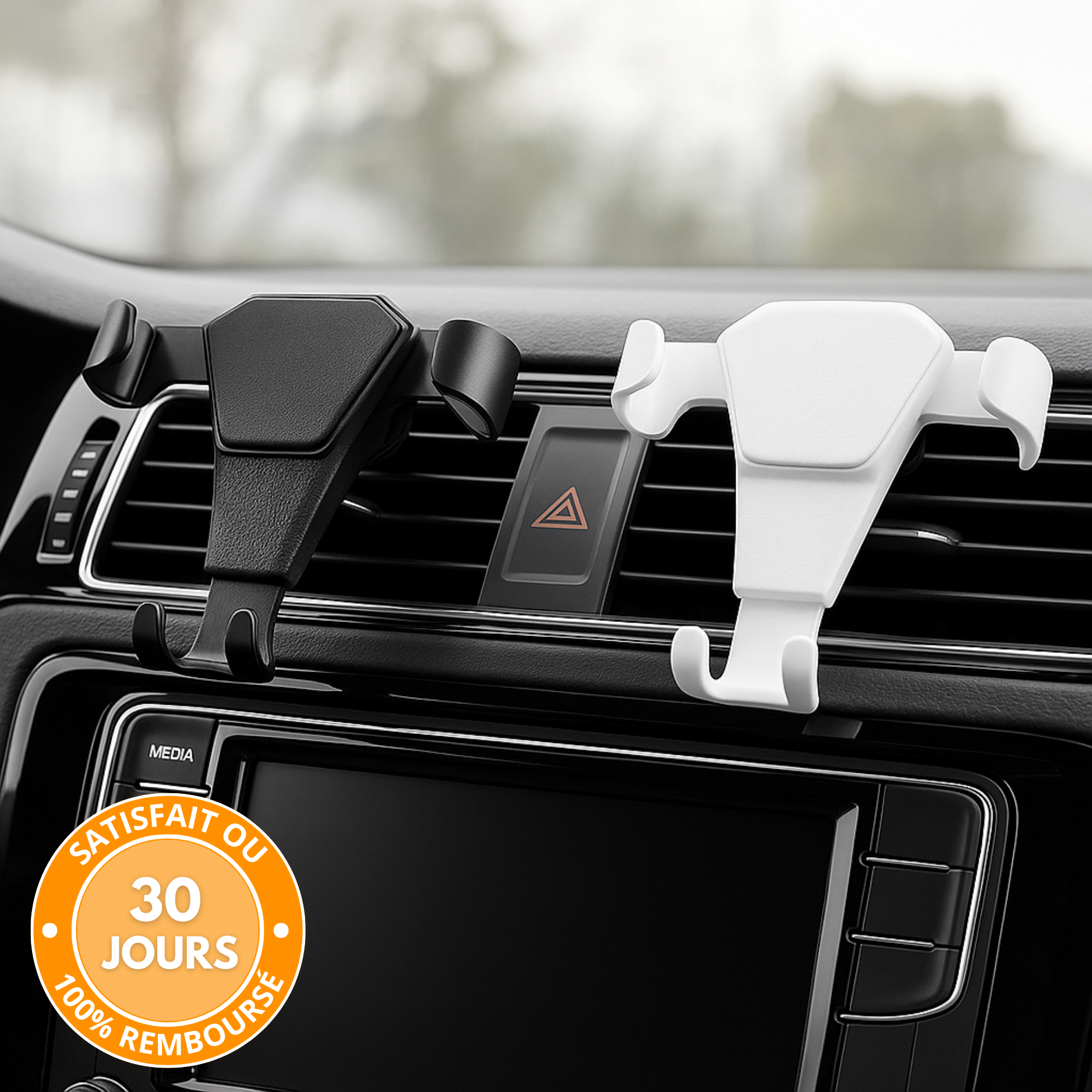 Support Téléphone Voiture Universel pour Grille d’Aération – Fixation Stable et Utilisation Intuitive