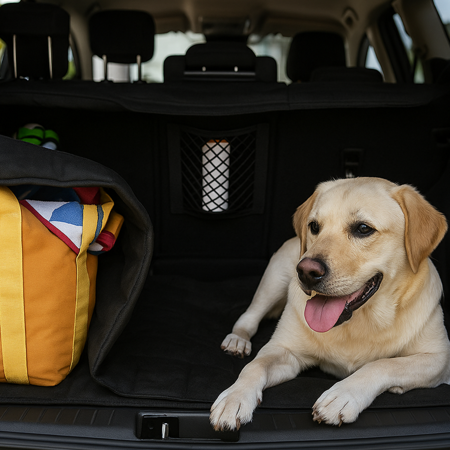 Filet de Rangement Auto-Adhésif pour Coffre de Voiture - Organisateur Voiture
