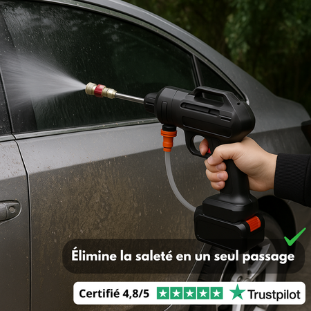 T26 PRO - Le Nettoyeur Haute Pression Sans Fil à Batterie N°1 en France