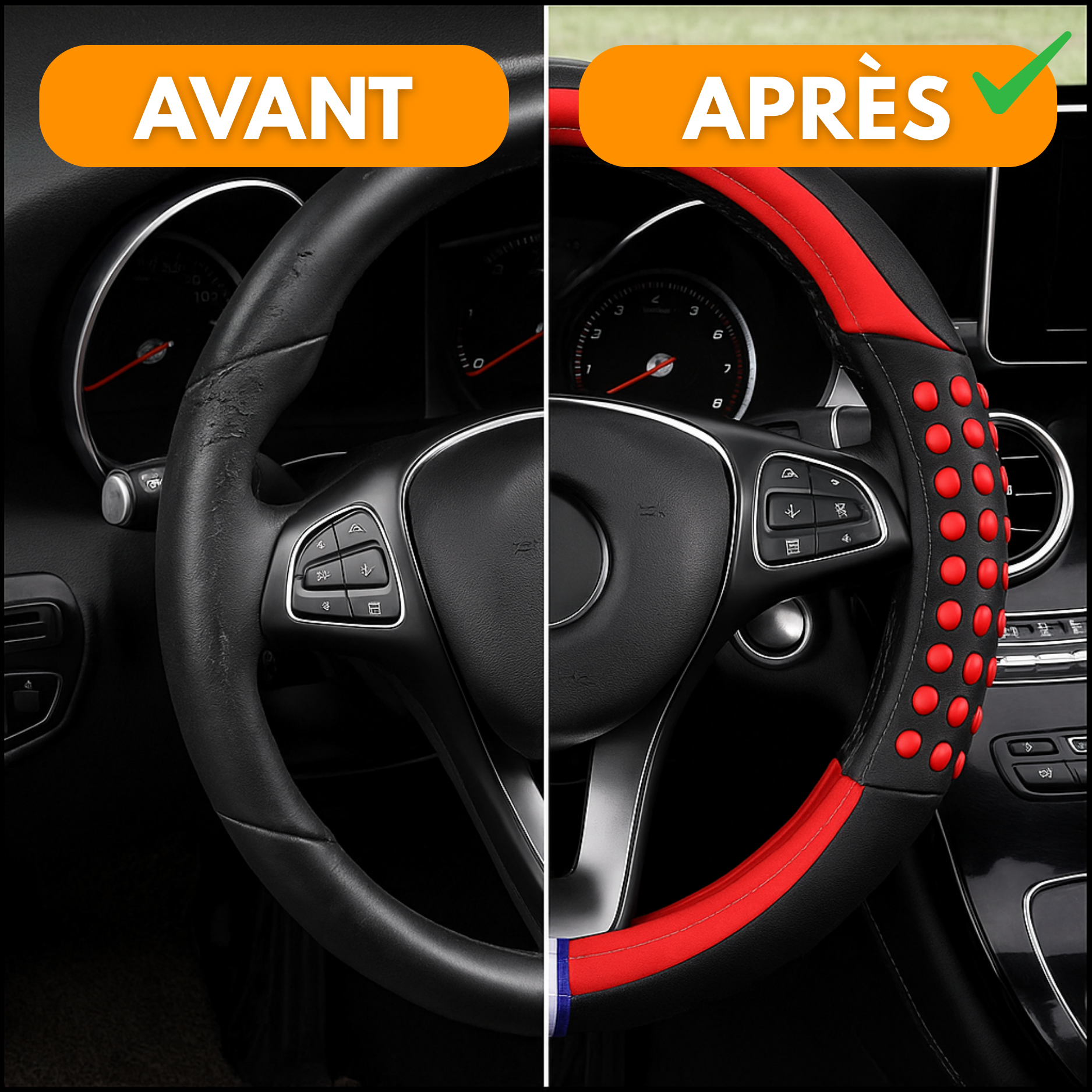 Couvre-Volant en Silicone Premium Confort – Massant & Antidérapant