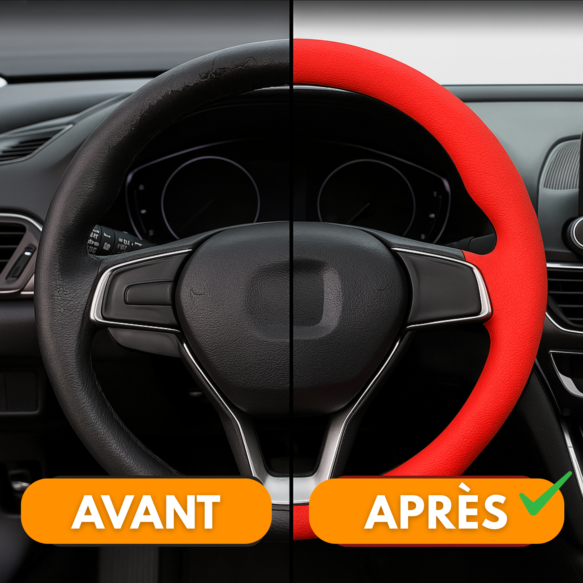 Housse de Volant Universelle en Silicone Antidérapante
