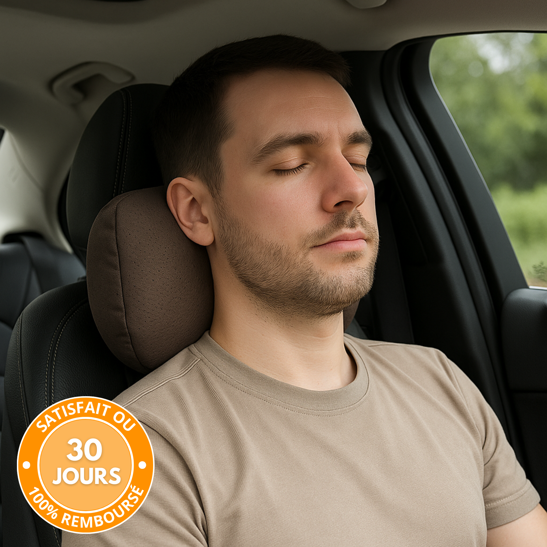 Oreiller de Cou Ergonomique Voiture – Universel & Réglable