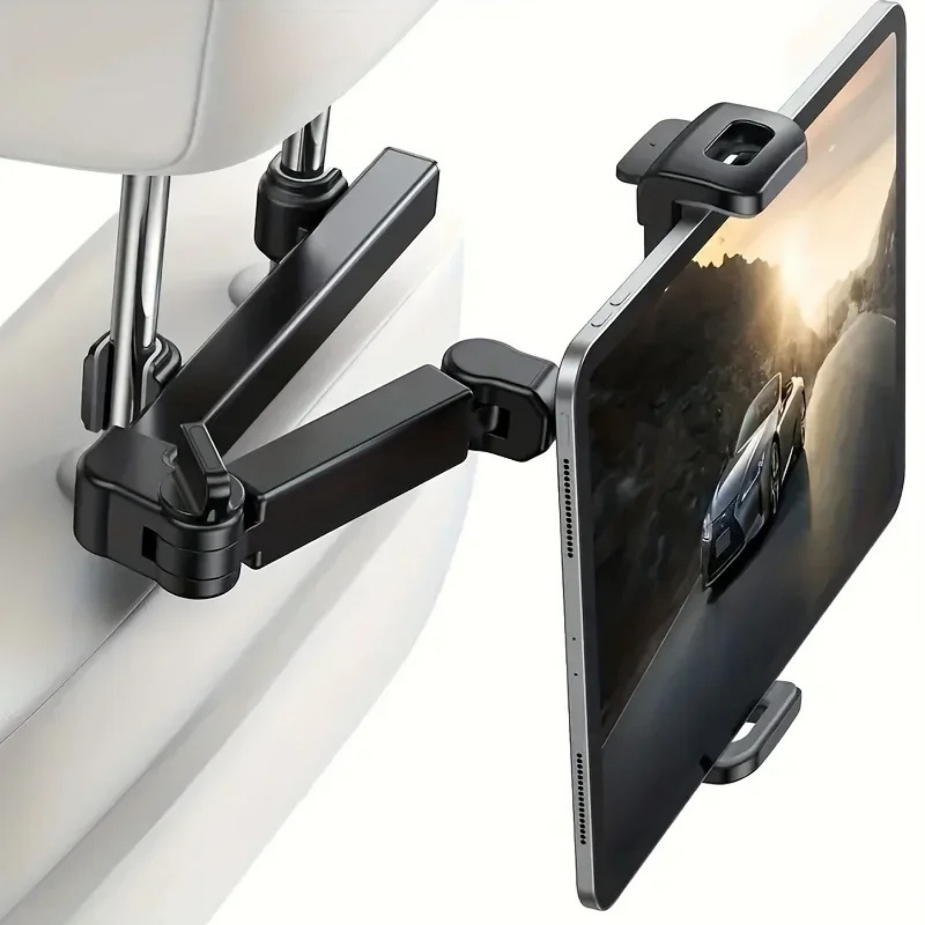 Support Voiture Universel Tablette & Smartphone – Appui-Tête Réglable
