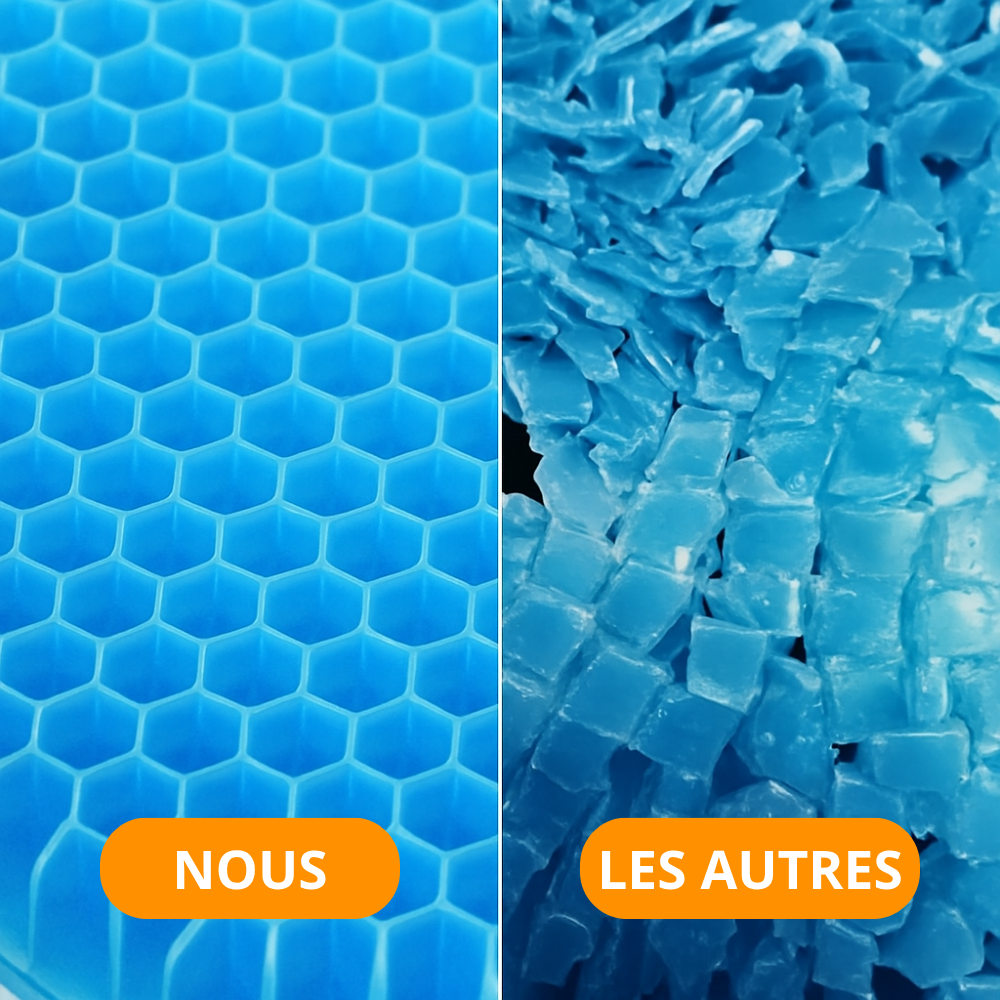 Coussin confort voiture nid d’abeille