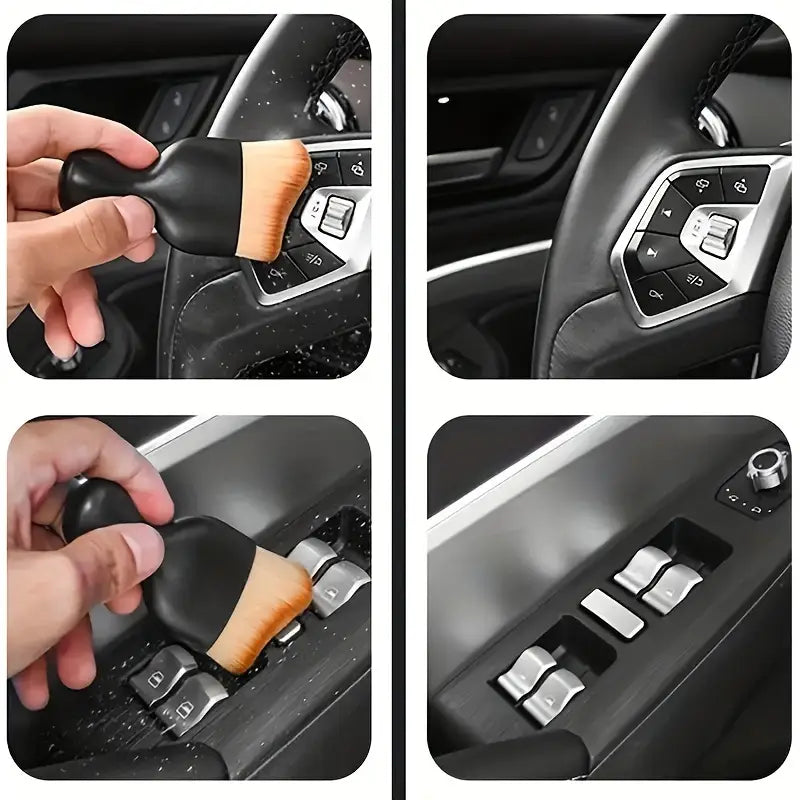 Brosse de Nettoyage de Précision Voiture – Compacte & Douce