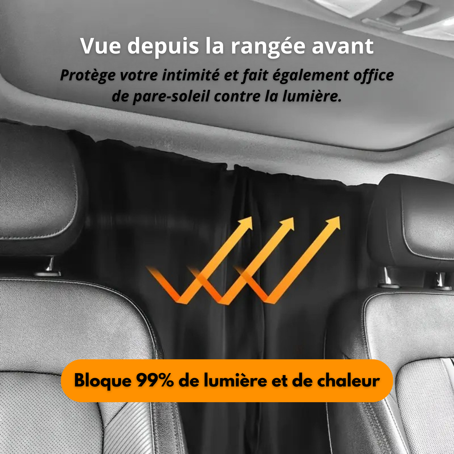 Rideaux de Confidentialité Voiture 4 Pièces