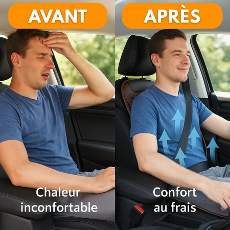 Housse de Siège Rafraîchissante Voiture – Universelle Été