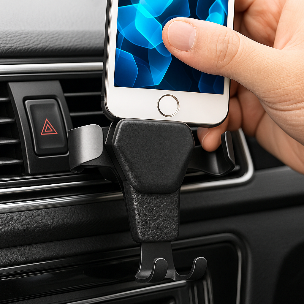 Support Téléphone Voiture Universel pour Grille d’Aération – Fixation Stable et Utilisation Intuitive