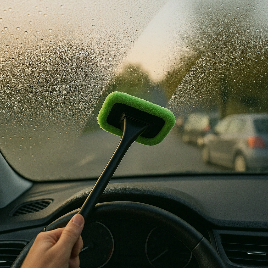 Brosse Nettoyage Pare-Brise Voiture – Microfibre & Manche Long