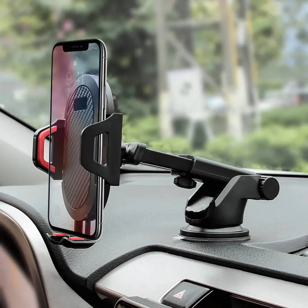 Support Téléphone Voiture Universel – Ventouse  360°