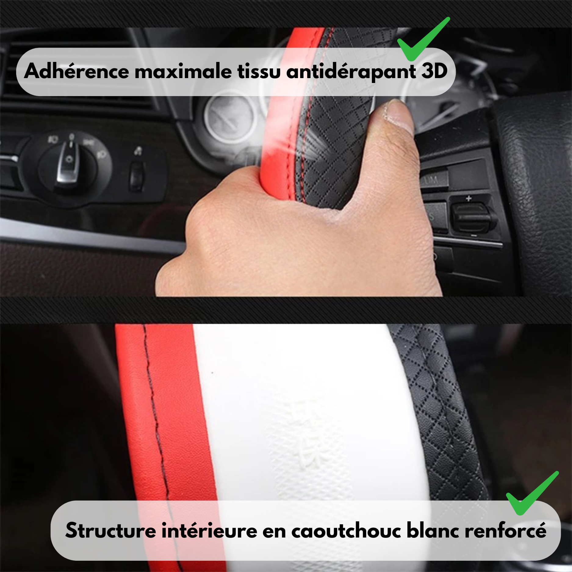 Housse Volant Cuir Synthétique – Confort & Élégance